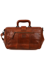 Bear Design Leren werktassen en Leren laptoptassen - Bear Design Dokterstas "Uwe" cognac