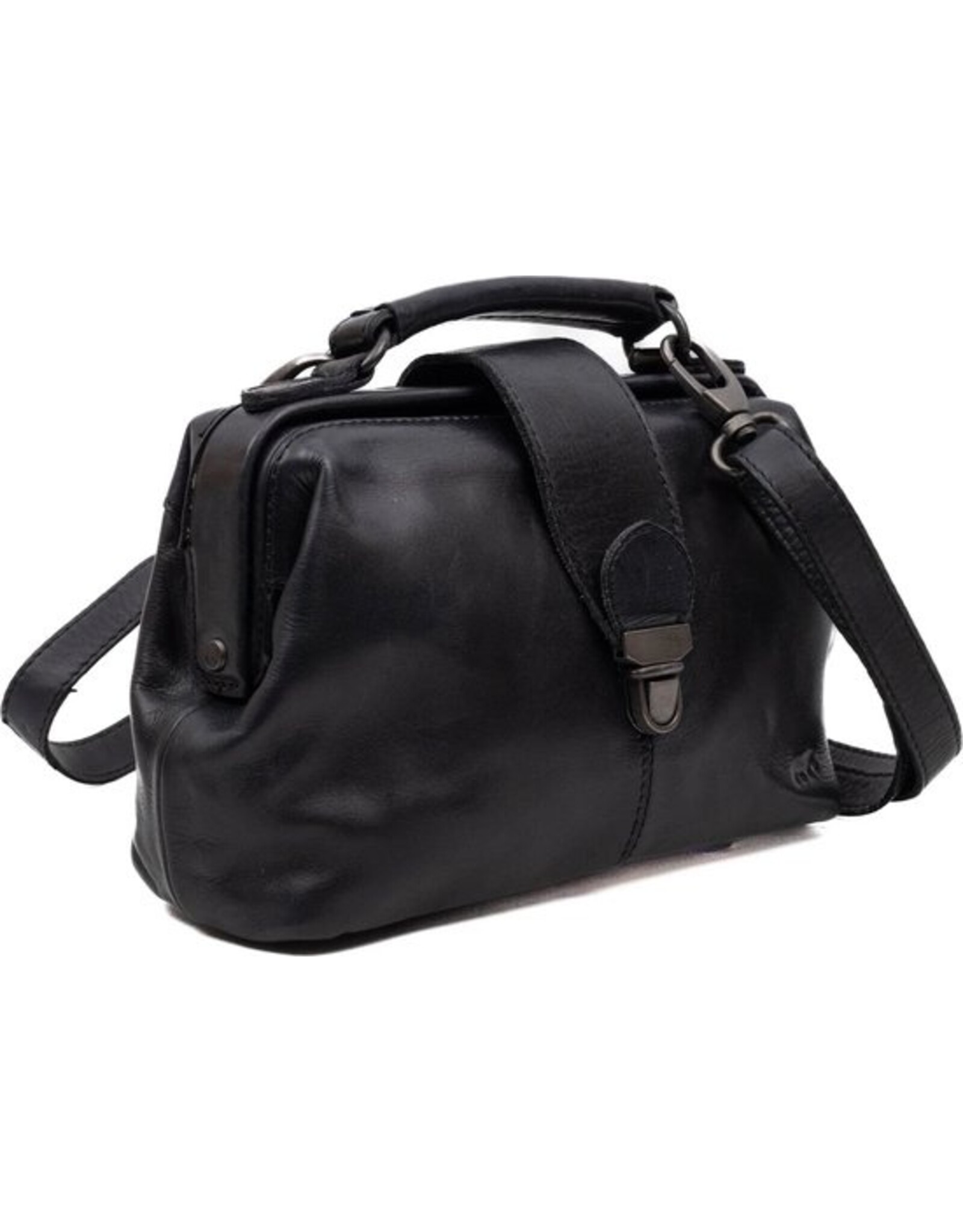 Bear Design Leather bags - Bear Design Mini Doctor's bag ‘Julia’ black