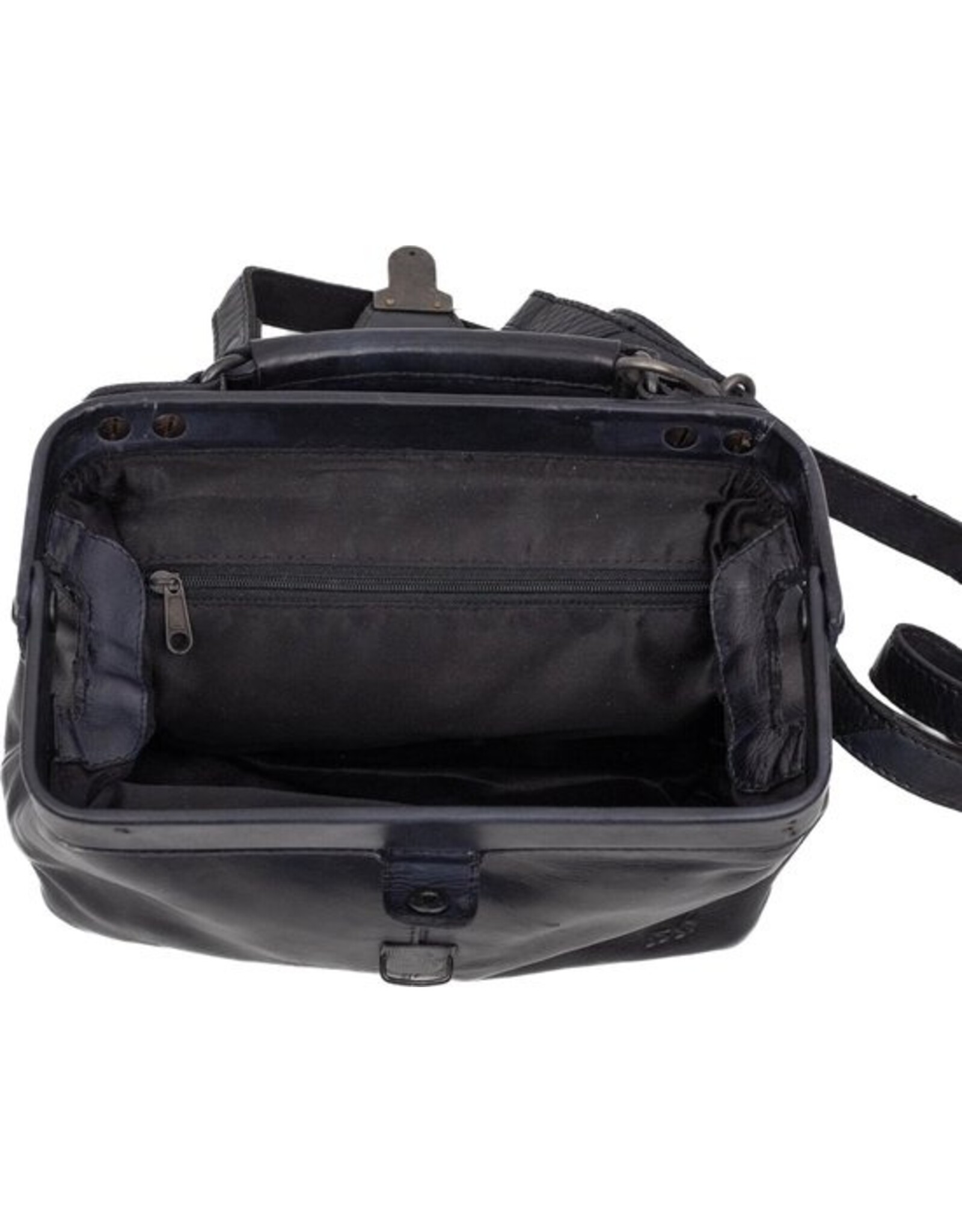 Bear Design Leather bags - Bear Design Mini Doctor's bag ‘Julia’ black