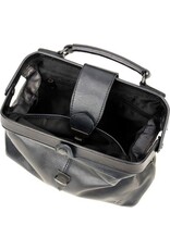 Bear Design Leather bags - Bear Design Mini Doctor's bag ‘Julia’ black