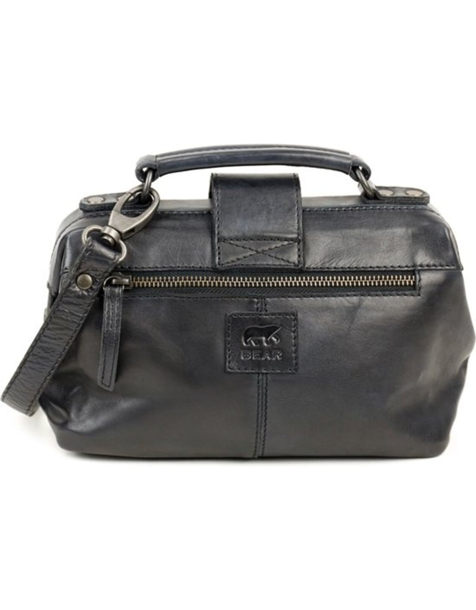 Bear Design Leather bags - Bear Design Mini Doctor's bag ‘Julia’ black