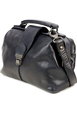 Bear Design Leather bags - Bear Design Mini Doctor's bag ‘Julia’ black