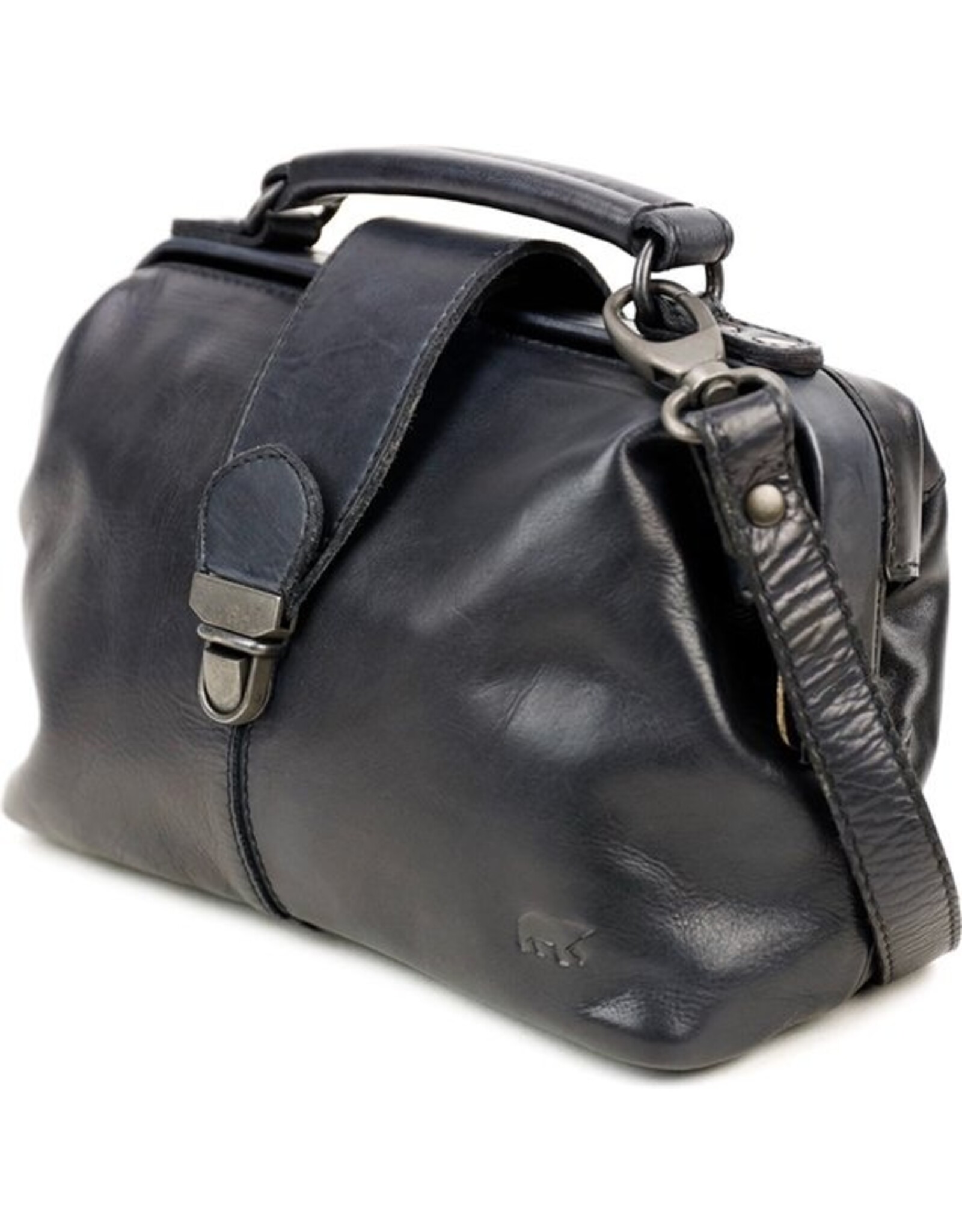 Bear Design Leather bags - Bear Design Mini Doctor's bag ‘Julia’ black