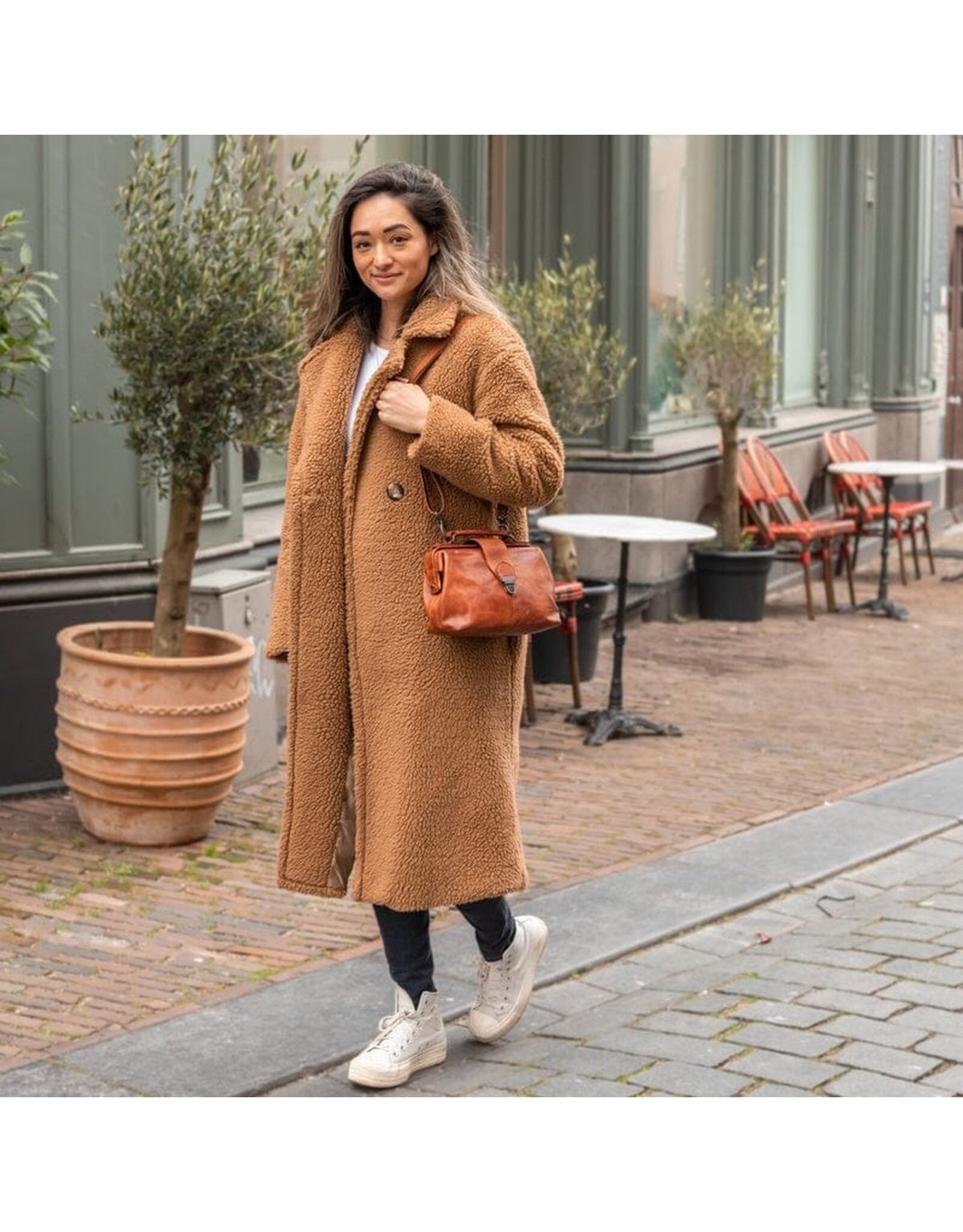 Bear Design Leren tassen - Bear Design Mini Dokterstas "Julia" cognac