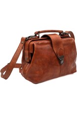Bear Design Leren tassen - Bear Design Mini Dokterstas "Julia" cognac