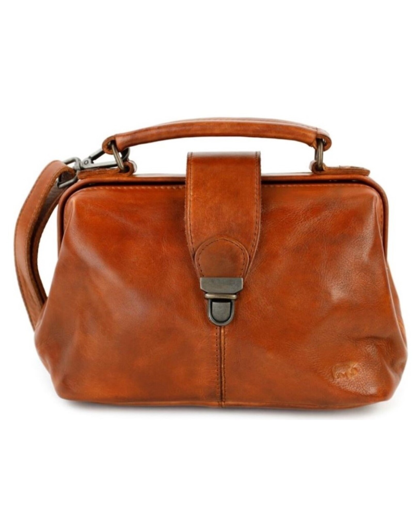 Bear Design Leren tassen - Bear Design Mini Dokterstas "Julia" cognac