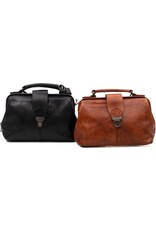 Bear Design Leren tassen - Bear Design Mini Dokterstas "Julia" cognac