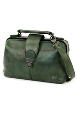 Bear Design Leather bags - Bear Design Mini Doctor's bag ‘Julia’ green