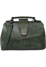Bear Design Leather bags - Bear Design Mini Doctor's bag ‘Julia’ green