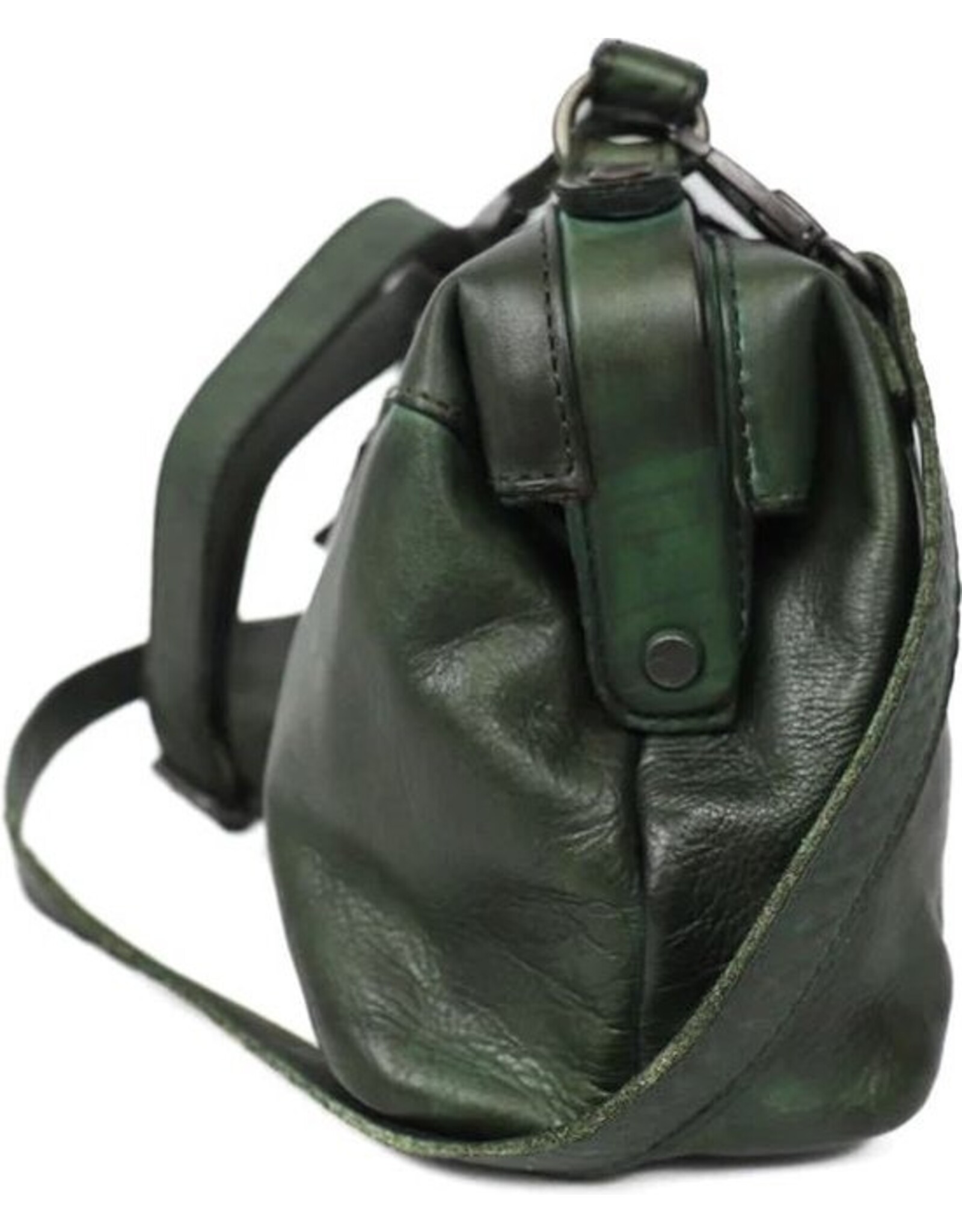 Bear Design Leather bags - Bear Design Mini Doctor's bag ‘Julia’ green