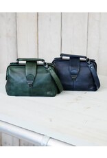 Bear Design Leather bags - Bear Design Mini Doctor's bag ‘Julia’ green