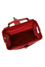 Bear Design Leather bags - Bear Design Mini Doctor's bag ‘Julia’ red