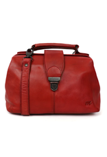 Bear Design Leren tassen - Bear Design Mini Dokterstas "Julia" rood