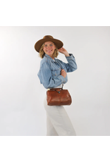 Bear Design Leren tassen - Bear Design Dokterstasje "Julia" L cognac