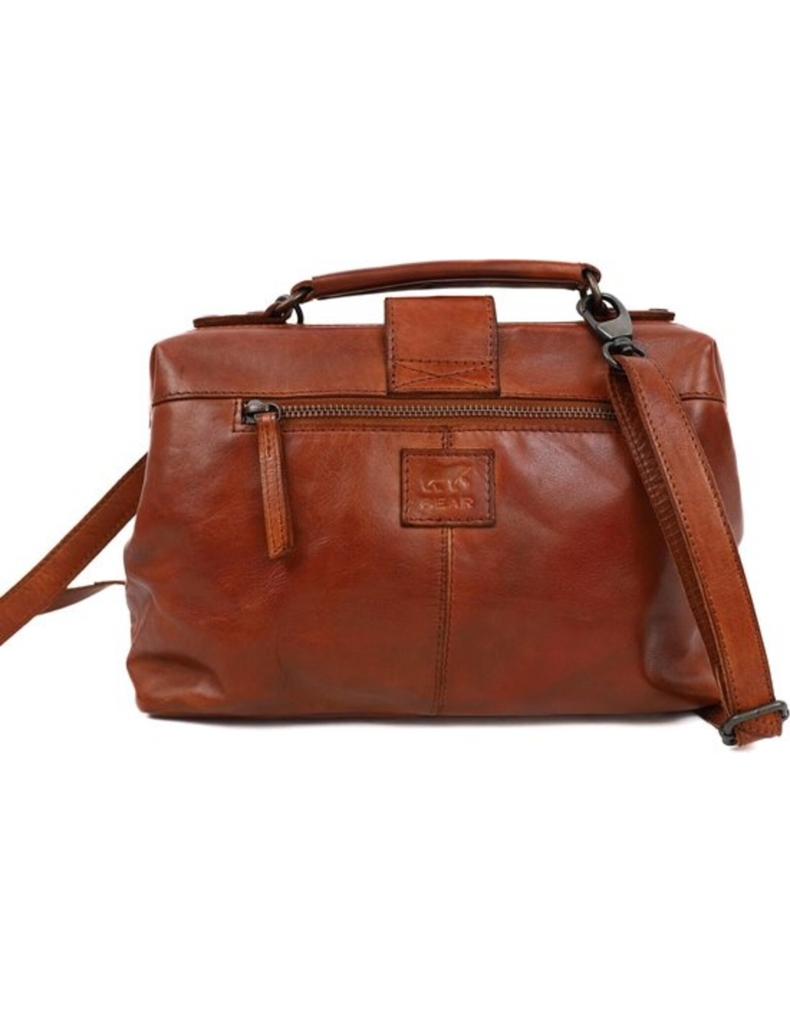Bear Design Leren tassen - Bear Design Dokterstasje "Julia" L cognac
