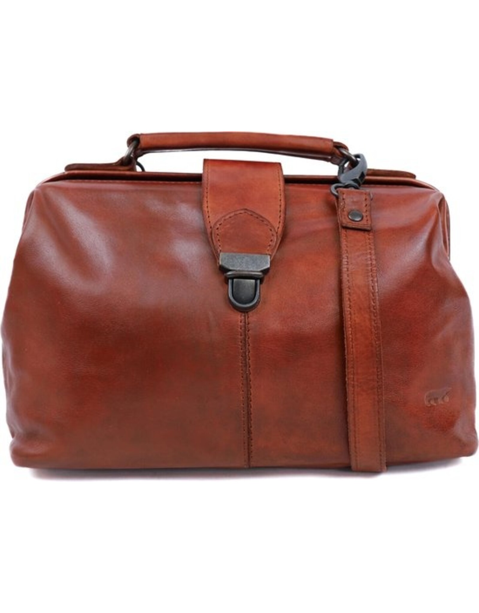 Bear Design Leren tassen - Bear Design Dokterstasje "Julia" L cognac