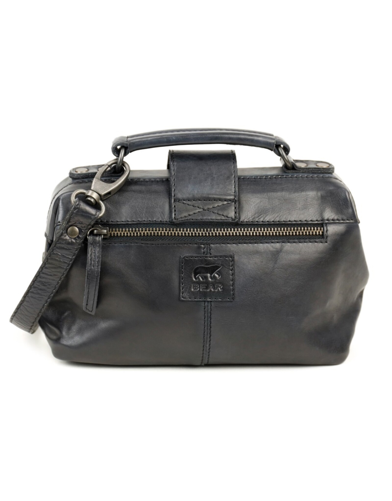 Bear Design Leather bags - Bear Design Little Doctor's bag ‘Julia’ L black