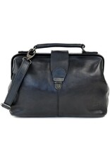 Bear Design Leather bags - Bear Design Little Doctor's bag ‘Julia’ L black