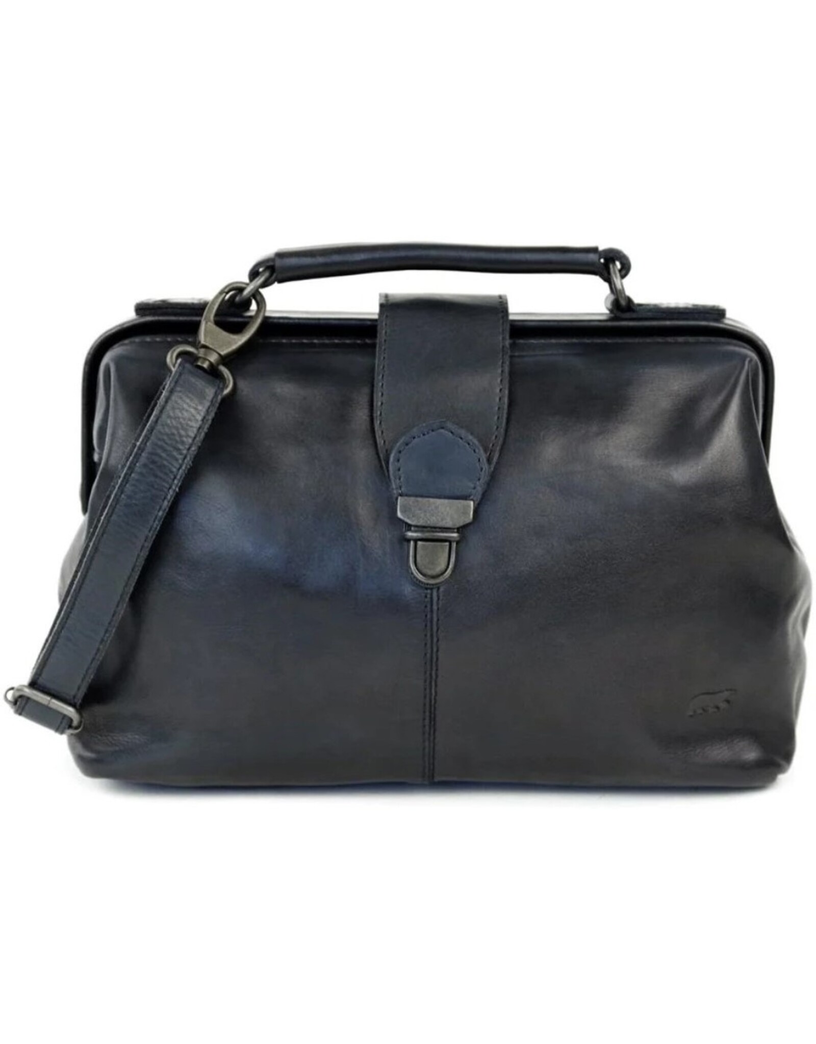 Bear Design Leather bags - Bear Design Little Doctor's bag ‘Julia’ L black