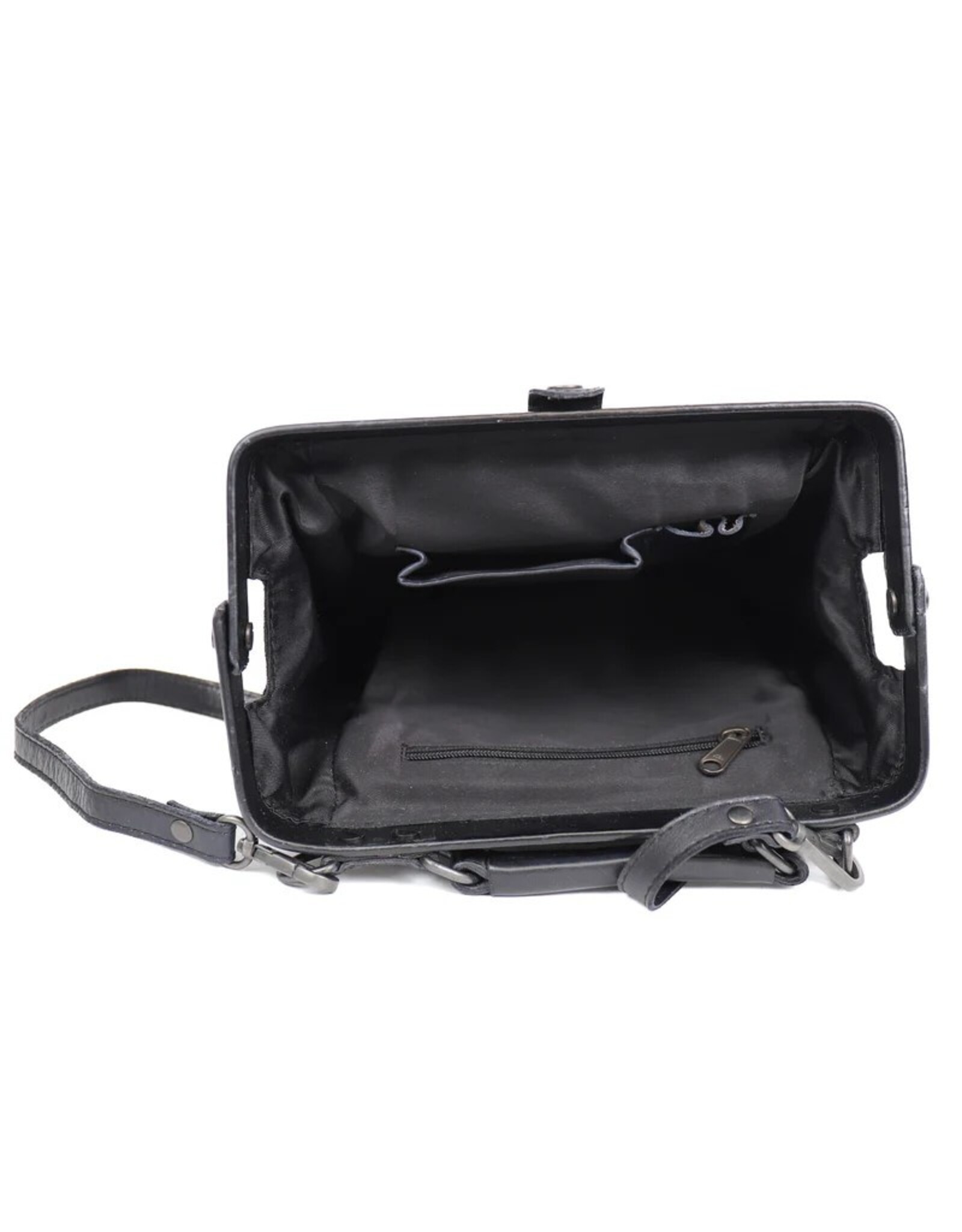 Bear Design Leather backpacks Leather shoppers - Bear Design Backpack - Shoulder bag ‘Shelly’ black