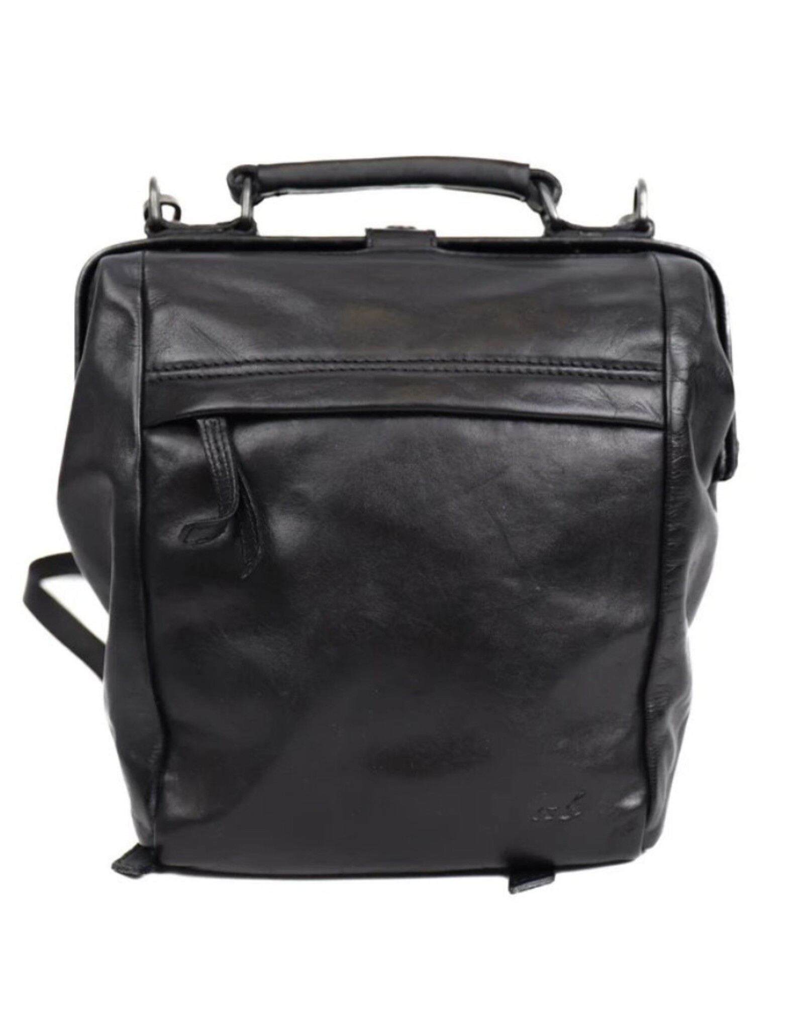 Bear Design Leather backpacks Leather shoppers - Bear Design Backpack - Shoulder bag ‘Shelly’ black