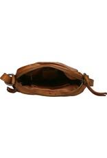 Bear Design Leather shoulderbags Leather crossbody bags - Bear Design Shoulder bag ‘Karin’ cognac