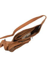 Bear Design Leren schoudertassen Leren crossbody tassen - Bear Design Crossbody tas "Ranee" taupe