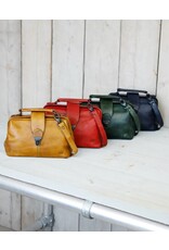 Bear Design Leather bags - Bear Design Mini Doctor's bag ‘Julia’ green