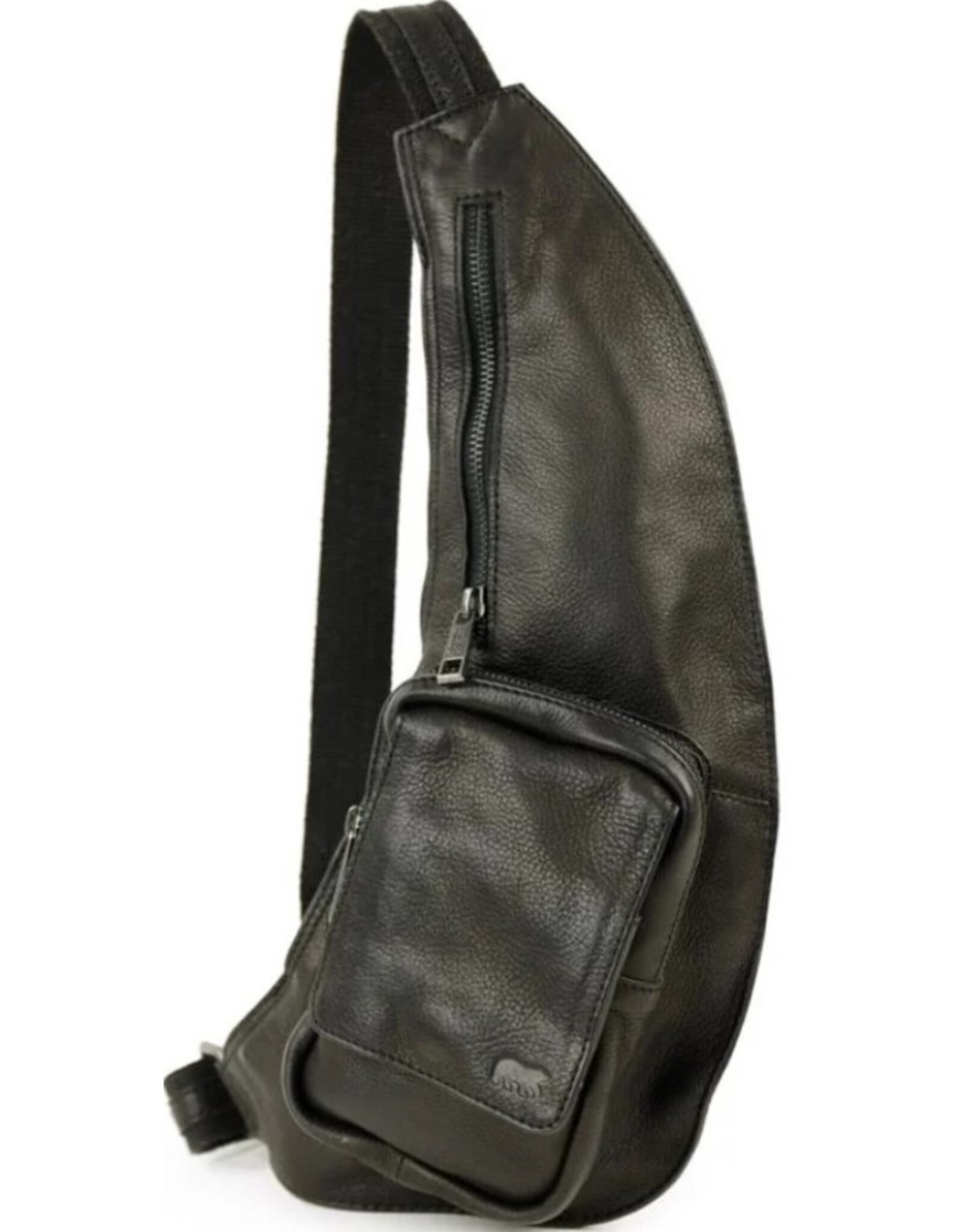 Bear Design Leren schoudertassen Leren crossbody tassen - Bear Design Crossbody tas "Ranee" zwart