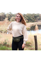Bear Design Leather Festival bags, waist bags and belt bags - Bear Design  Waist bag ‘Lana’ taupe