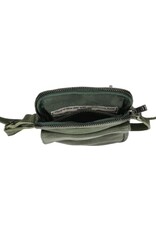 Bear Design Leren schoudertassen Leren crossbody tassen - Bear Design Telefoontasje "Igor" groen