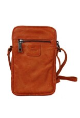 Bear Design Leren schoudertassen Leren crossbody tassen - Bear Design Telefoontasje "Igor" rood