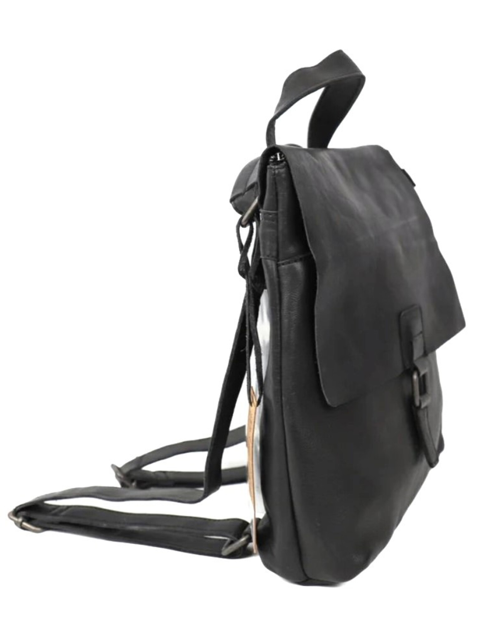 Bear Design Leather backpacks Leather shoppers - Bear Design Backpack-Crossbody 'Jesse' black