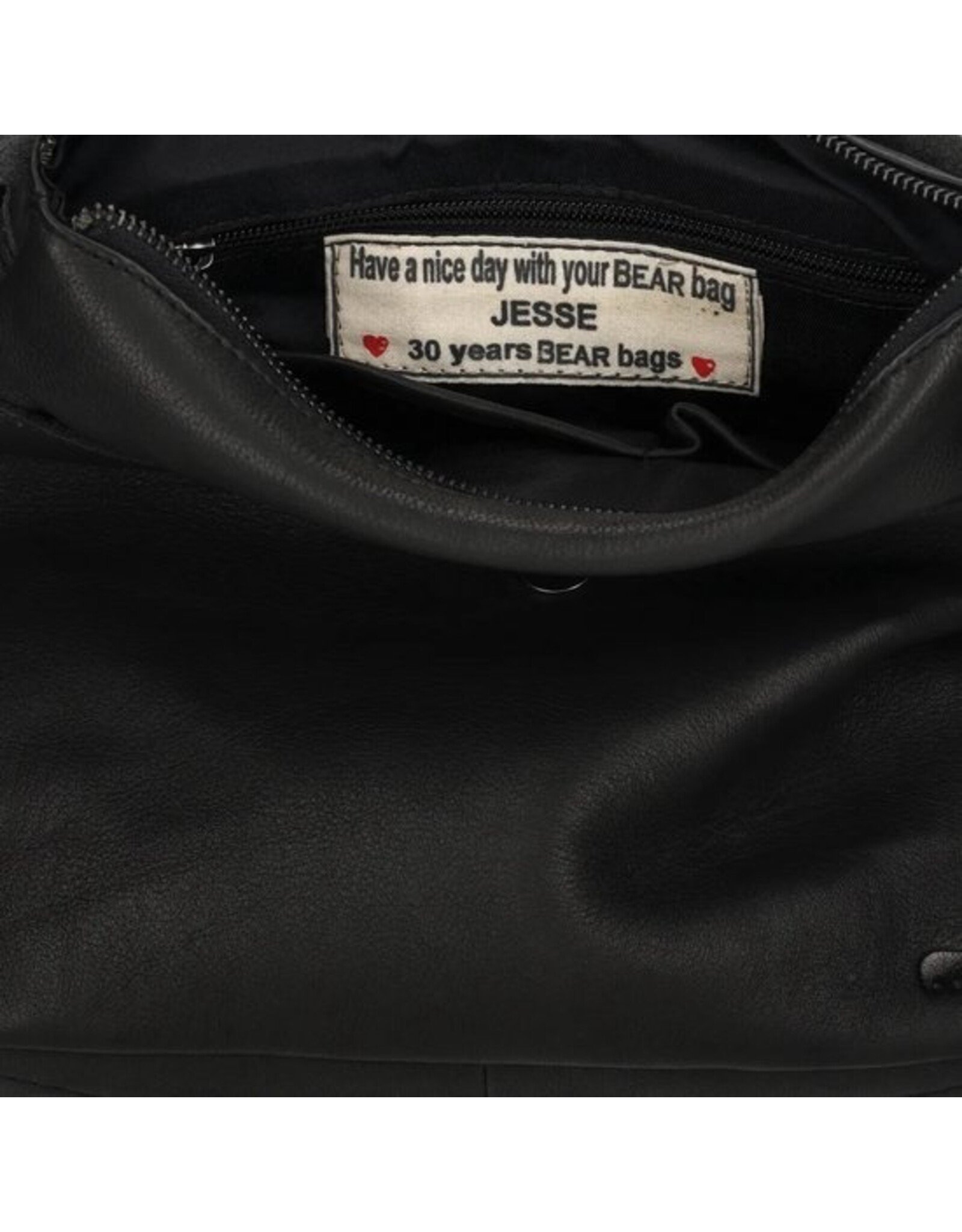 Bear Design Leather backpacks Leather shoppers - Bear Design Backpack-Crossbody 'Jesse' black