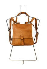 Bear Design Leather backpacks Leather shoppers - Bear Design Backpack-Crossbody 'Jesse' cognac