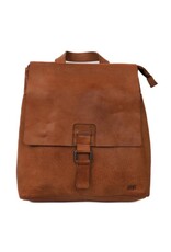 Bear Design Leather backpacks Leather shoppers - Bear Design Backpack-Crossbody 'Jesse' cognac