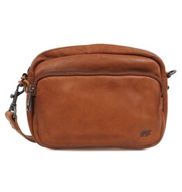 Bear Design Bear Design Shoulder bag ‘Peggy’ cognac