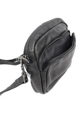 Bear Design Leather shoulderbags Leather crossbody bags - Bear Design Shoulder bag ‘Peggy’ black