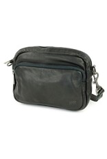 Bear Design Leather shoulderbags Leather crossbody bags - Bear Design Shoulder bag ‘Peggy’ black