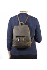 Bear Design Leather backpacks Leather shoppers - Bear Design Backpack 'Rowinda' Hunter Leather