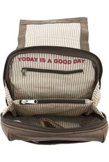 Bear Design Leren rugzakken  Leren shoppers - Bear Design Rugzak  "Rowinda" Hunter Leer