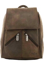 Bear Design Leren rugzakken  Leren shoppers - Bear Design Rugzak  "Rowinda" Hunter Leer