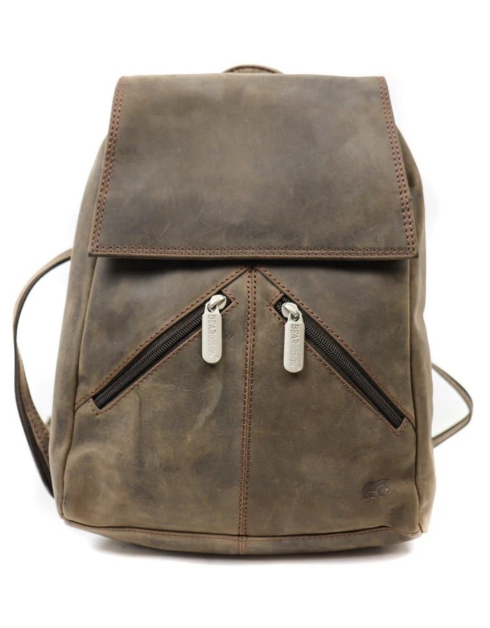 Bear Design Leren rugzakken  Leren shoppers - Bear Design Rugzak  "Rowinda" Hunter Leer