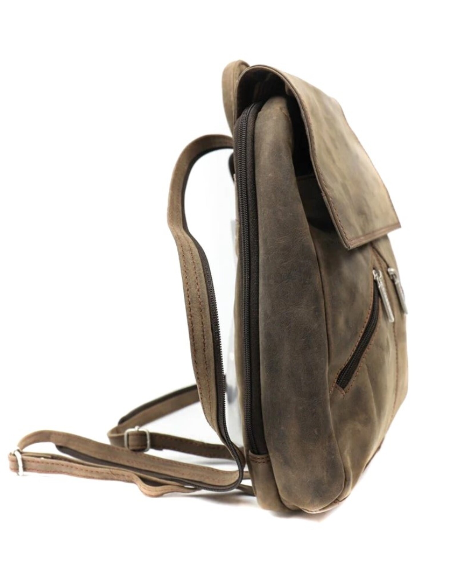 Bear Design Leather backpacks Leather shoppers - Bear Design Backpack 'Rowinda' Hunter Leather