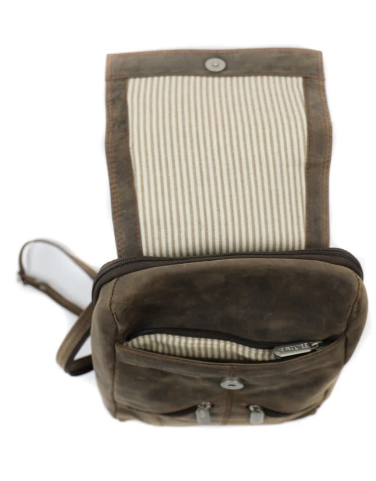 Bear Design Leather backpacks Leather shoppers - Bear Design Backpack 'Rowinda' Hunter Leather