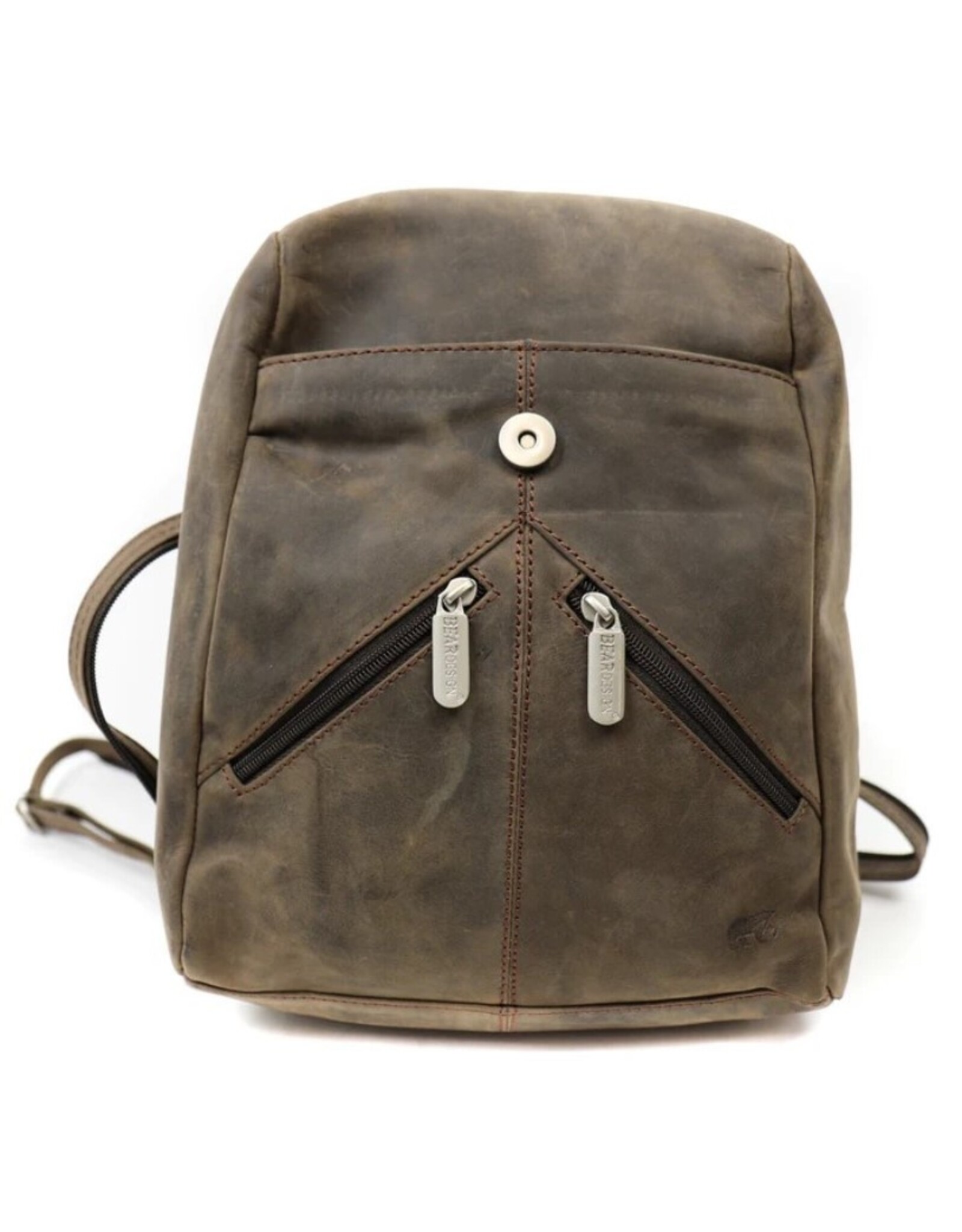 Bear Design Leather backpacks Leather shoppers - Bear Design Backpack 'Rowinda' Hunter Leather
