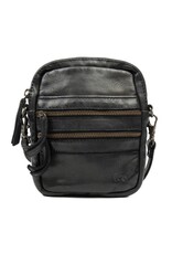 Bear Design Leather Festival bags, waist bags and belt bags - Bear Design Shoulder bag-Belt bag ‘Vikas’ black