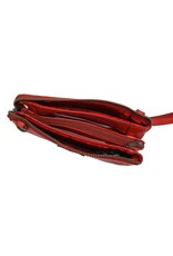 Bear Design Leather shoulderbags Leather crossbody bags - Bear Design Purse/Shoulder Bag ‘Uma’ red