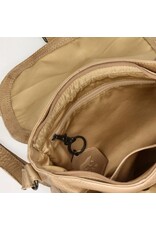 Bear Design Leren schoudertassen Leren crossbody tassen - Bear Design Schoudertas "Mattea" beige
