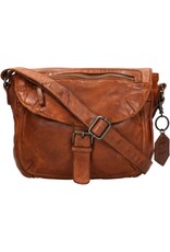 Bear Design Leren schoudertassen Leren crossbody tassen - Bear Design Schoudertas "Mattea" cognac
